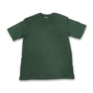 Duluth Trading Co Forest Green Cotton Pocket Tee | Men's S